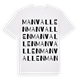 Manvallen ordlek t-shirt
