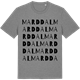 Mid Heather Gray t-shirt med Marddal ordlek t-shirt