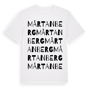 Mårtanberg ordlek t-shirt – ekologisk bomull t-shirt från Pinshirt