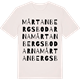 Vintage White t-shirt med Mårtanbergsbodarna ordlek t-shirt
