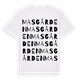 Masgården ordlek t-shirt