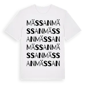 Mässan ordlek t-shirt – ekologisk bomull t-shirt från Pinshirt