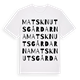 Matsknutsgårdarna ordlek t-shirt