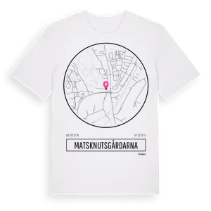 Matsknutsgårdarna t-shirt – ekologisk bomull t-shirt från Pinshirt