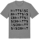 Mid Heather Gray t-shirt med Mattsåsen ordlek t-shirt