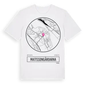 Mattssongårdarna t-shirt – ekologisk bomull t-shirt från Pinshirt