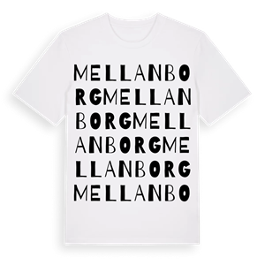 Mellanborg ordlek t-shirt – ekologisk bomull t-shirt från Pinshirt