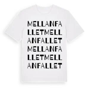 Mellanfallet ordlek t-shirt – ekologisk bomull t-shirt från Pinshirt