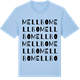 Blue Soul t-shirt med Mellbo ordlek t-shirt