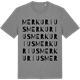 Mid Heather Gray t-shirt med Merkurius ordlek t-shirt