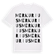 Merkurius ordlek t-shirt