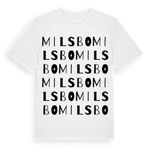 Milsbo ordlek t-shirt – ekologisk bomull t-shirt från Pinshirt