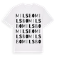 Milsbo ordlek t-shirt
