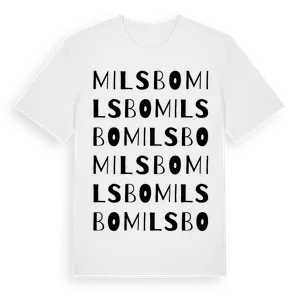 Milsbo ordlek t-shirt – ekologisk bomull t-shirt från Pinshirt