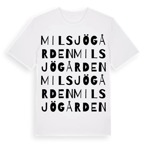 Milsjögården ordlek t-shirt – ekologisk bomull t-shirt från Pinshirt
