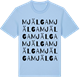 Blue Soul t-shirt med Mjälga ordlek t-shirt