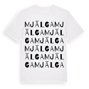 Mjälga ordlek t-shirt – ekologisk bomull t-shirt från Pinshirt