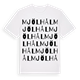 Mjölhål ordlek t-shirt