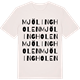 Vintage White t-shirt med Mjölingholen ordlek t-shirt