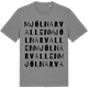 Mid Heather Gray t-shirt med Mjölnarvallen ordlek t-shirt