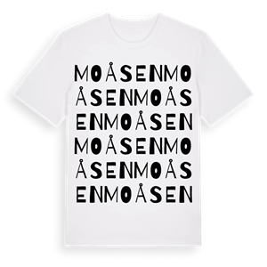Moåsen ordlek t-shirt – ekologisk bomull t-shirt från Pinshirt