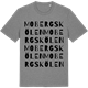 Mid Heather Gray t-shirt med Mobergskölen ordlek t-shirt