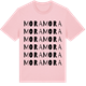 Pink Cotton t-shirt med Mora ordlek t-shirt