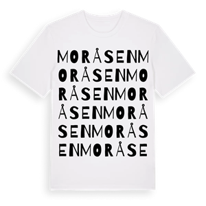 Moråsen ordlek t-shirt – ekologisk bomull t-shirt från Pinshirt