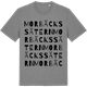 Mid Heather Gray t-shirt med Morbäckssätern ordlek t-shirt