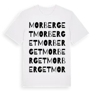 Morberget ordlek t-shirt – ekologisk bomull t-shirt från Pinshirt