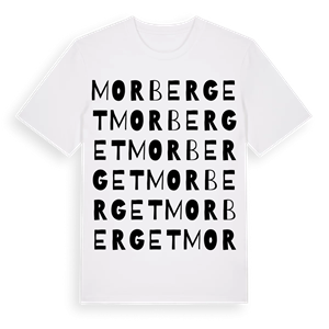 Morberget ordlek t-shirt – ekologisk bomull t-shirt från Pinshirt