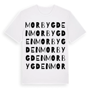 Morbygden ordlek t-shirt – ekologisk bomull t-shirt från Pinshirt