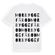 Morbygge fäbod ordlek t-shirt