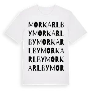 Morkarlby ordlek t-shirt – ekologisk bomull t-shirt från Pinshirt