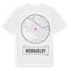 White t-shirt med Morkarlby t-shirt