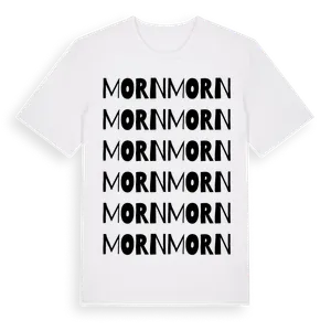 Morn ordlek t-shirt – ekologisk bomull t-shirt från Pinshirt