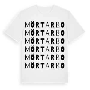 Mörtarbo ordlek t-shirt – ekologisk bomull t-shirt från Pinshirt