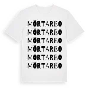 Mörtarbo ordlek t-shirt – ekologisk bomull t-shirt från Pinshirt
