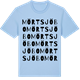 Blue Soul t-shirt med Mörtsjöbo ordlek t-shirt