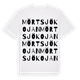 Mörtsjökojan ordlek t-shirt