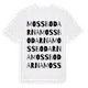 White t-shirt med Mossbodarna ordlek t-shirt
