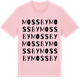 Pink Cotton t-shirt med Mossby ordlek t-shirt