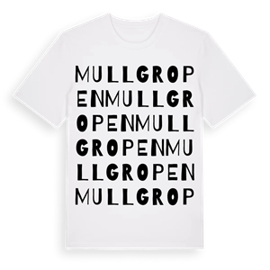 Mullgropen ordlek t-shirt – ekologisk bomull t-shirt från Pinshirt