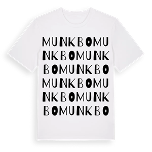 Munkbo ordlek t-shirt – ekologisk bomull t-shirt från Pinshirt