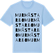 Blue Soul t-shirt med Murmästarbo ordlek t-shirt