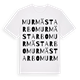 Murmästarbo ordlek t-shirt