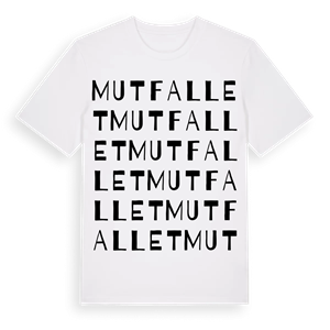 Mutfallet ordlek t-shirt – ekologisk bomull t-shirt från Pinshirt