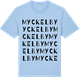 Blue Soul t-shirt med Myckelby ordlek t-shirt
