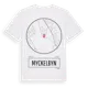 White t-shirt med Myckelbyn t-shirt