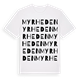 Myrheden ordlek t-shirt